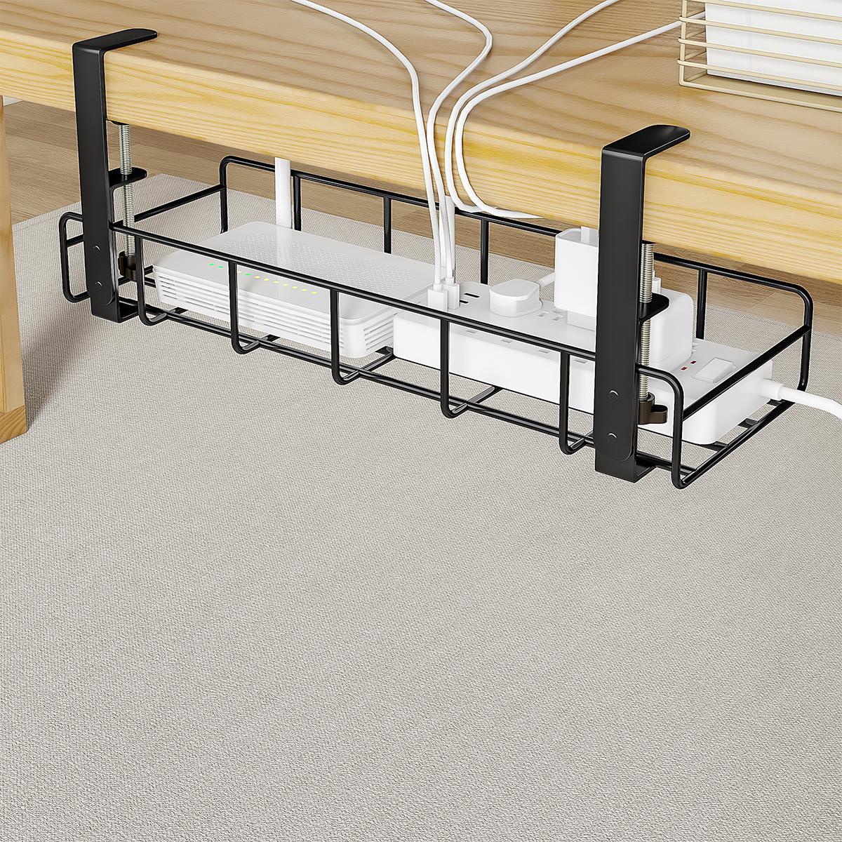 Gaming Accessories Organizer - 책상 아래 케이블 정리 트레이, 금속