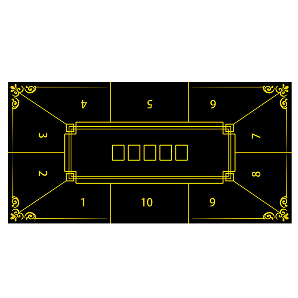 Gaming Accessories Desk - 두꺼운 고무 포커 테이블보 카지노 텍사스