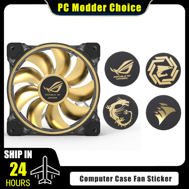 Video Gaming Accessories - 컴퓨터 케이스 팬 로고 스티커, ROG