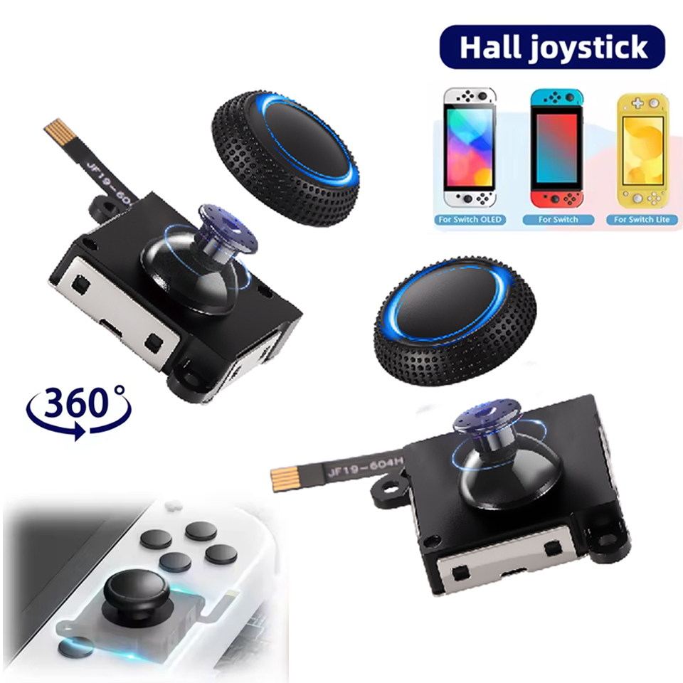 Japanese Gaming Accessories - 닌텐도 스위치/라이트/OLED 컨트롤러용 홀 이펙트 조이스틱