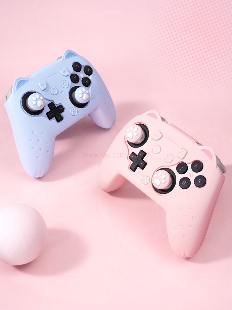 오리지널 실리콘 보호 케이스 스위치 2 프로 컨트롤러  - Gaming Accessories Cute 리뷰 및 가격
