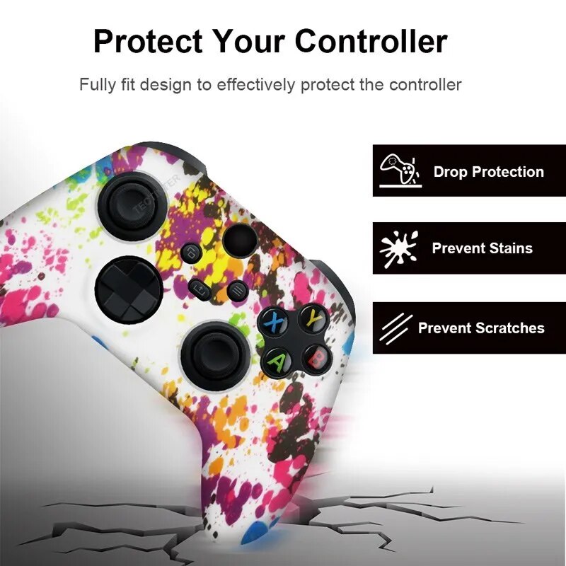 Xbox 시리즈 X/S 컨트롤러용 소프트 실리콘 케이스 - Gaming Accessories Xbox Series X 리뷰 및 가격