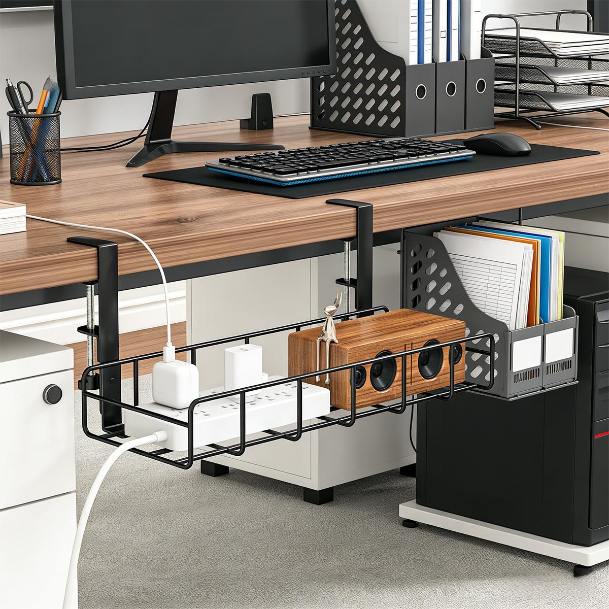 책상 아래 케이블 정리 트레이, 금속 코드 정리함, 클 - Gaming Accessories Organizer 리뷰 및 가격