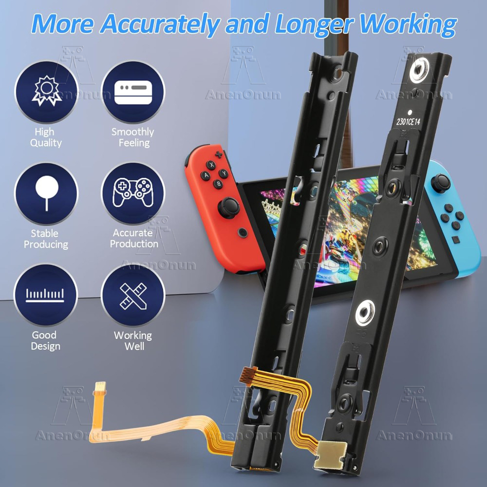 스위치용 콘솔 슬라이드 레일 프리미엄 교체 키트 센서  - Japanese Gaming Accessories 리뷰 및 가격