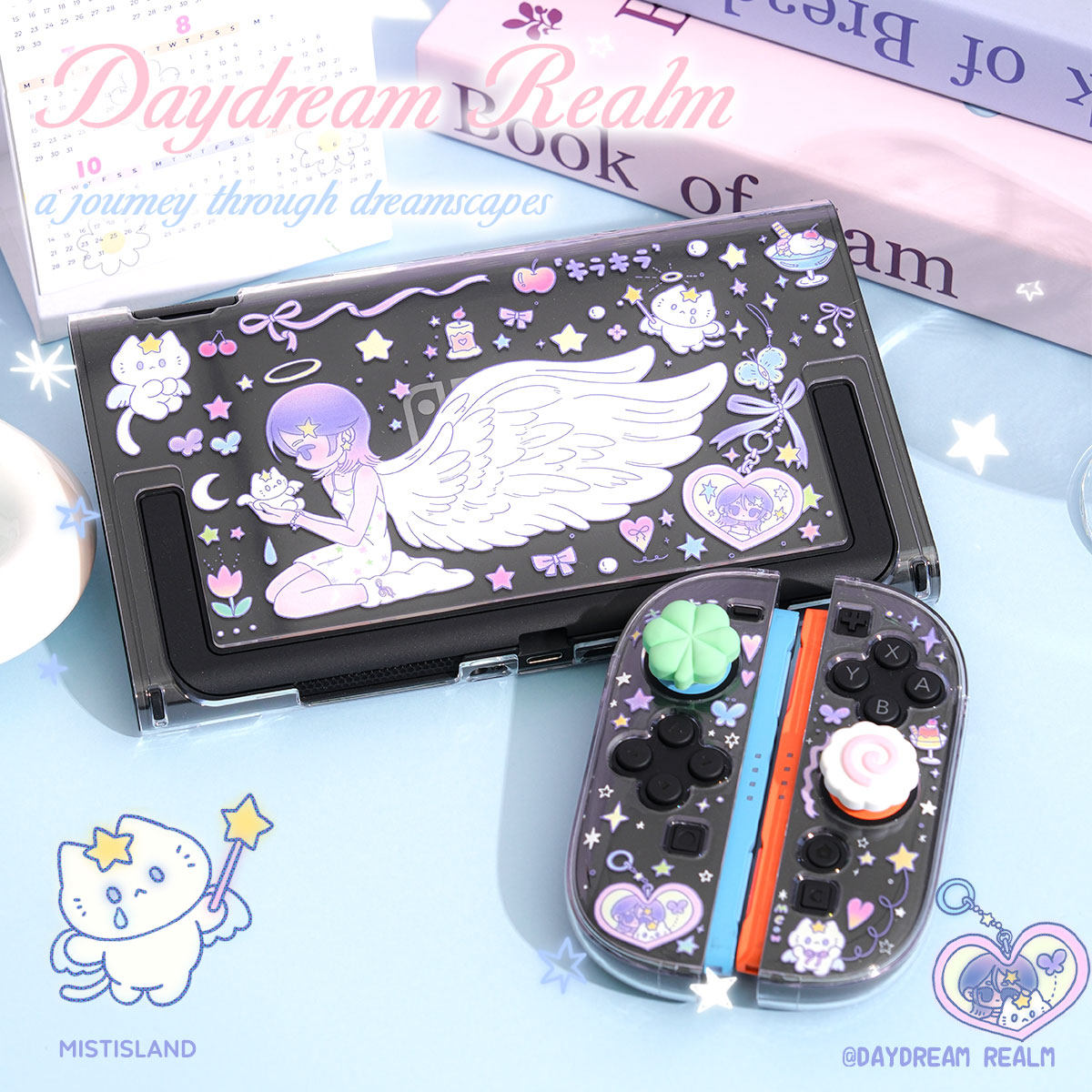 미스트 아일랜드 오리지널 스위치 2 분리형 보호 케이스 - Gaming Accessories Cute 리뷰 및 가격