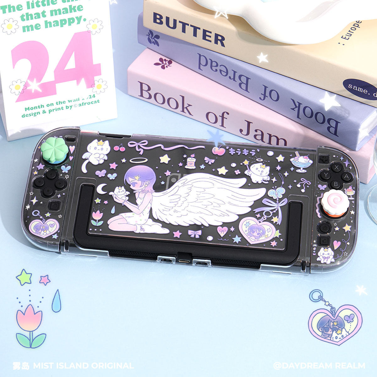 미스트 아일랜드 오리지널 스위치 2 분리형 보호 케이스 - Gaming Accessories Cute 리뷰 및 가격