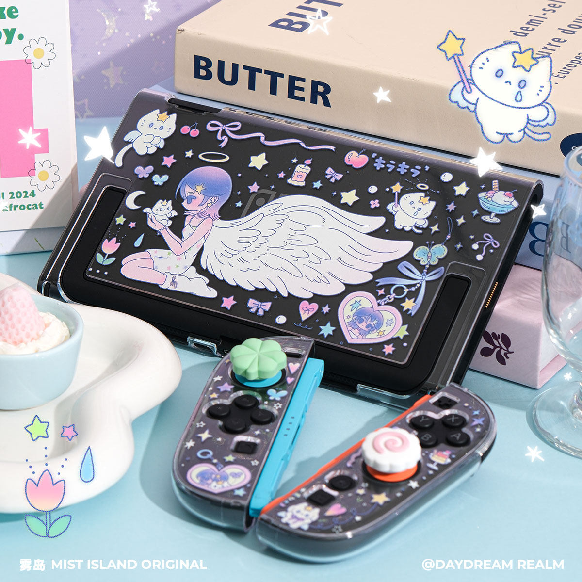미스트 아일랜드 오리지널 스위치 2 분리형 보호 케이스 - Gaming Accessories Cute 리뷰 및 가격