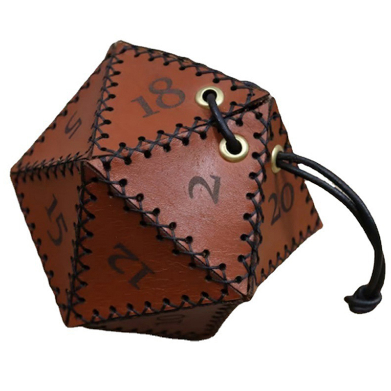 가죽 D20 주사위 가방 다각형 보관 상자 강화된 조임 - Gaming Accessories Ideas 리뷰 및 가격