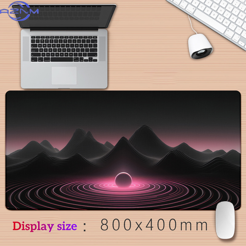 1pc 핑크 뮤직 웨이브 아이디어 마우스패드, 사무실  - Gaming Accessories Ideas 리뷰 및 가격
