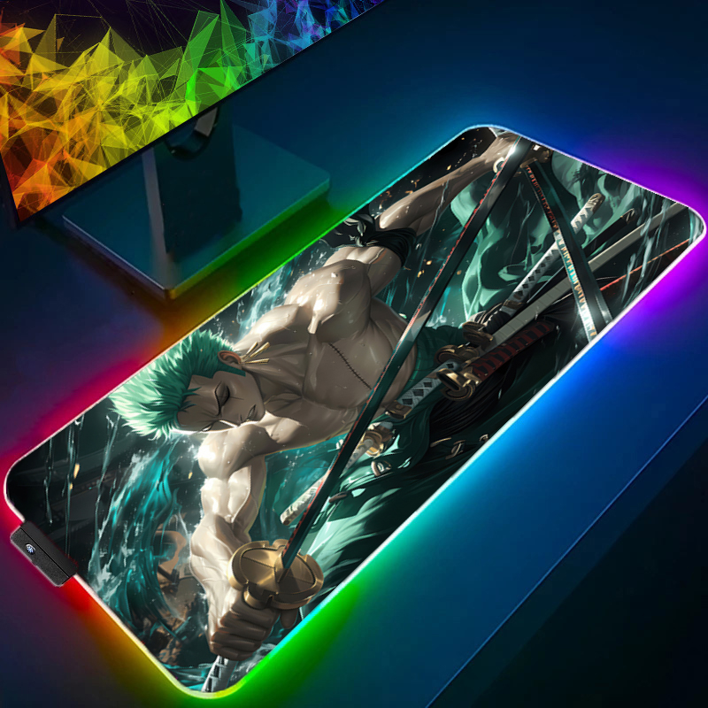 원피스 조로 마우스 패드 RGB 게임 액세서리 Gabi - Video Gaming Accessories 리뷰 및 가격