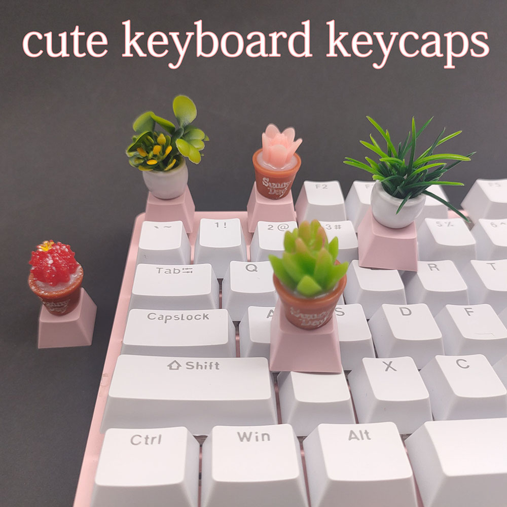 Keycaps 체리 프로필 맞춤형 PBT Keycap  - Gaming Accessories Cute 리뷰 및 가격