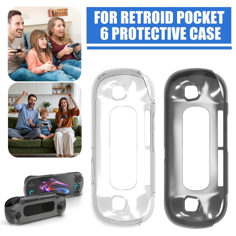 레트로이드 포켓 6용 보호 케이스 투명 TPU 소프트  - Gaming Accessories Dropshipping 리뷰 및 가격