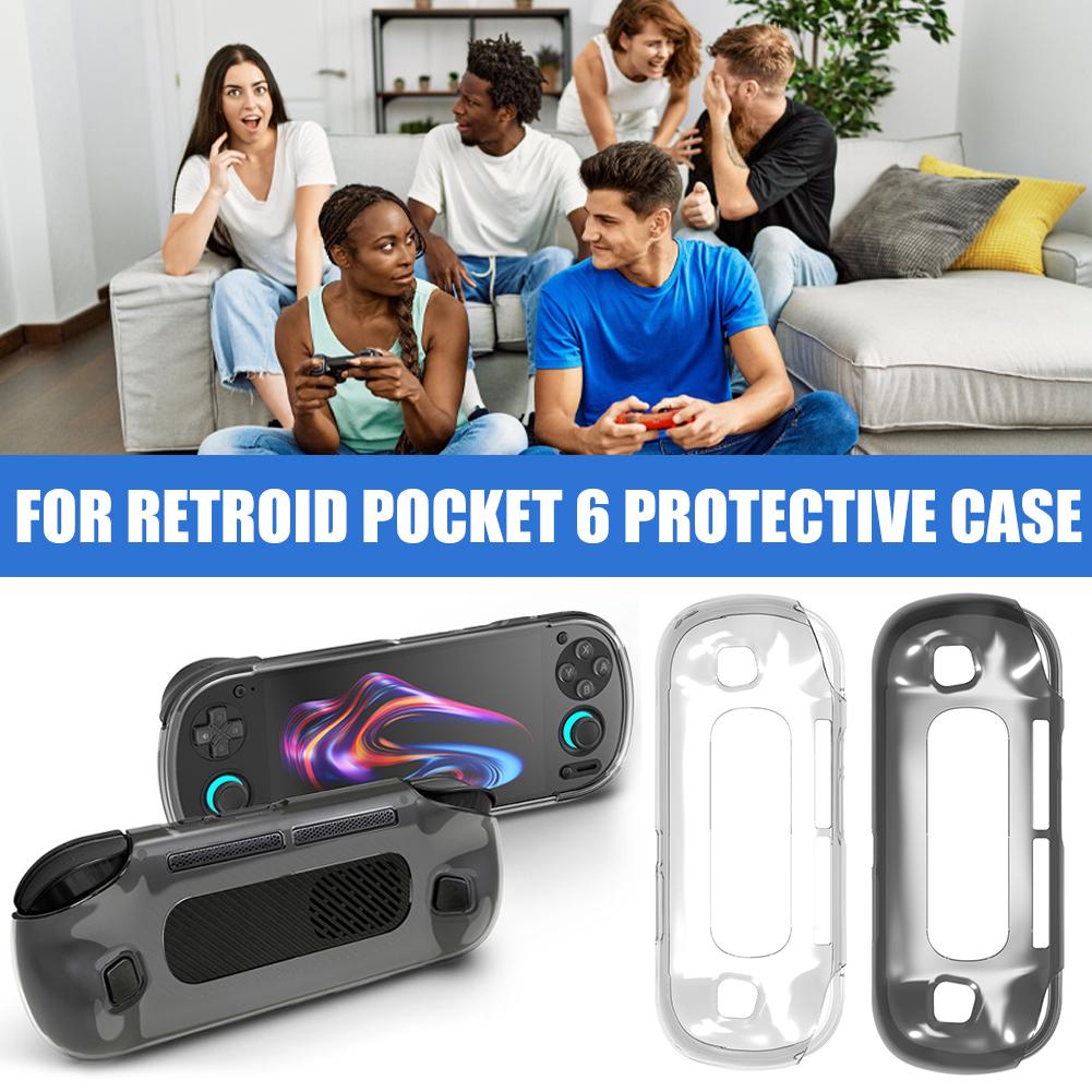 레트로이드 포켓 6용 보호 케이스 투명 TPU 소프트  - Gaming Accessories Dropshipping 리뷰 및 가격