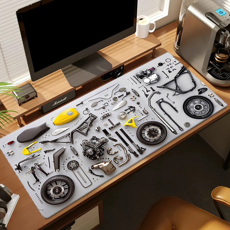 분해도면 고무 마우스 패드 마우스 패드 XXL 게임 액 - Gaming Accessories Desk 리뷰 및 가격