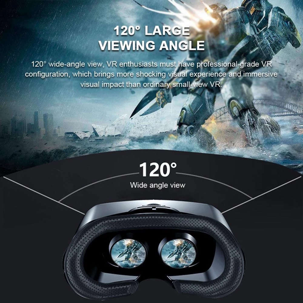 VRG 프로 가상 현실 VR 안경 헤드셋 장치 비아르  - Video Gaming Accessories 리뷰 및 가격