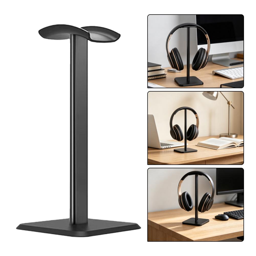 블랙 알루미늄 합금 헤드폰 스탠드 공간 절약형 데스크탑 - Gaming Accessories Organizer 리뷰 및 가격